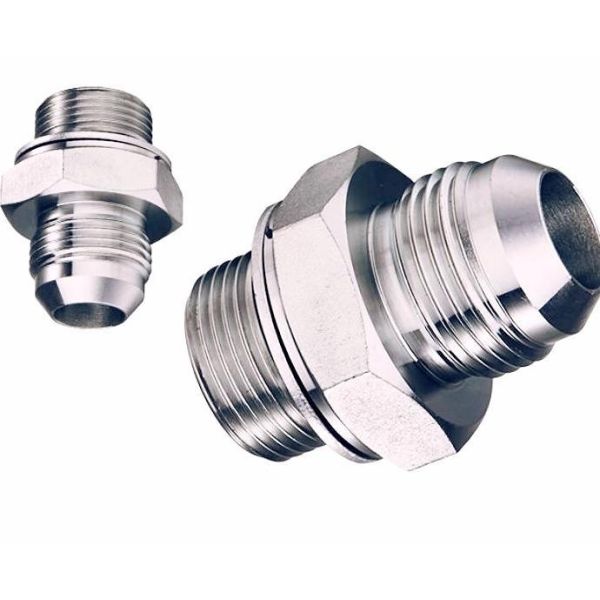 Hexagon Head Medium Carbon Steel Hydraulic Adapter for Agricultural Machinery
