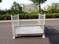 Cage à palettes industrielle en treillis galvanisé avec une capacité de charge de 500 à 1000 kg