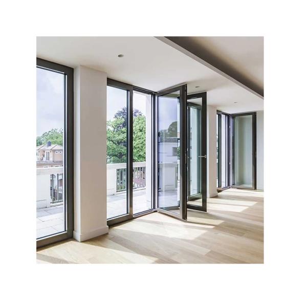 Casa de escritório Vila sob medida Moderna vedação design impermeável Alumínio porta de casamento
