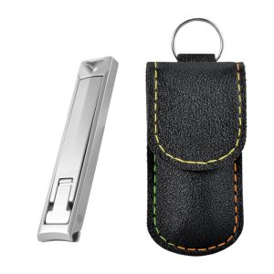 Focstar Ultra Slim Wide Jaw Nail Clipper Foldable Thick Toenail Cutter for Fingers