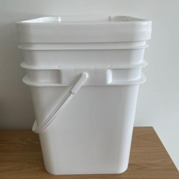 Customize 10L 15L 20L balde de plástico com alça de metal 5 galões balde