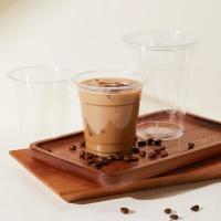 12 oz 16 oz 20 oz Eco-friendly jetable biodégradable compostable Clair PLA tasse en plastique