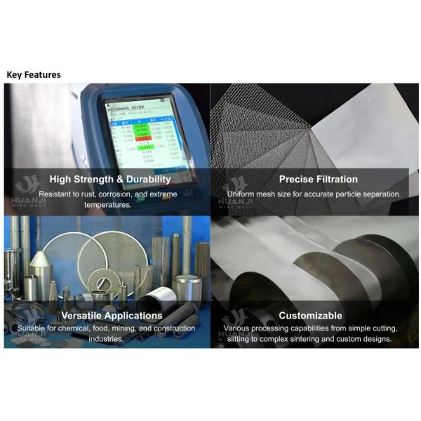Low Carbon Steel Square Wire Mesh Netting for General Purpose Filter