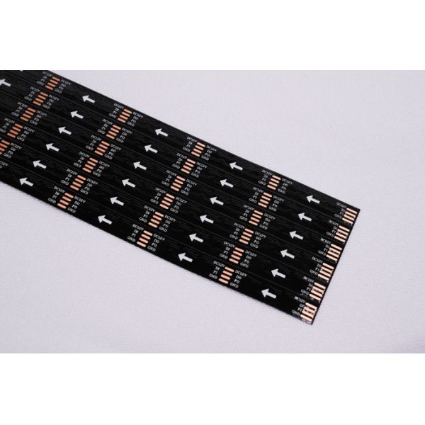 Double Layer LED Flexible Circuit Board with Fire Protection Level V0 and Customizable Thickness for LED Strip Lighting