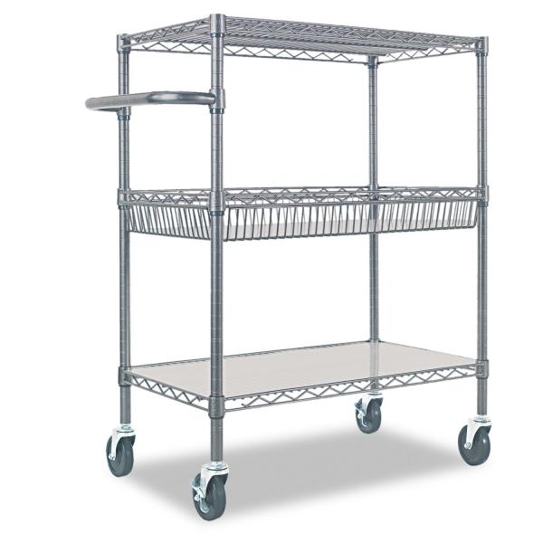 Cold Room & Frozen Storage Custom Metal Shelving Stainless Steel Trolley & Carts System