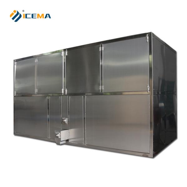 5000kg/day Industrial Ice Cube Making Machine 5ton Capacity with Shell Tube Cooling