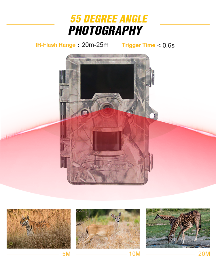 Infrared Animal 1280×720 25m Night Vision Trail Camera