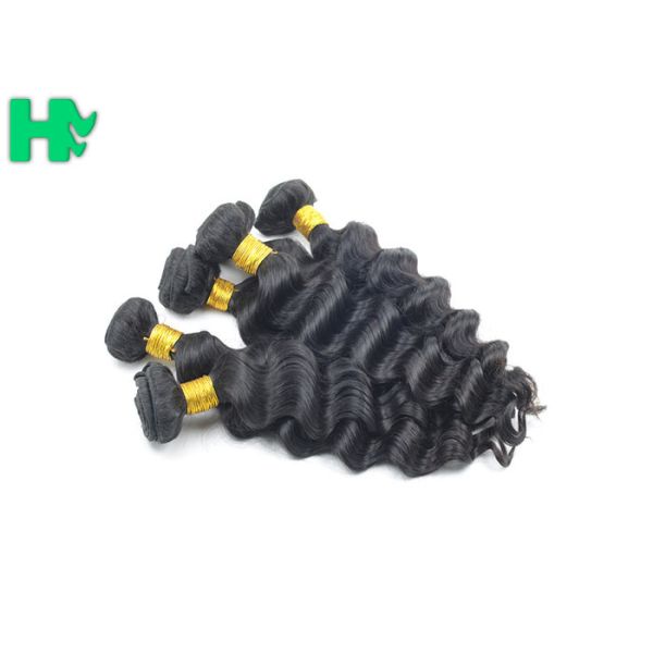 Grade 7A Brazilian Natural Human Hair Extensions Remy Deep Wave 100% Human Hair Weft