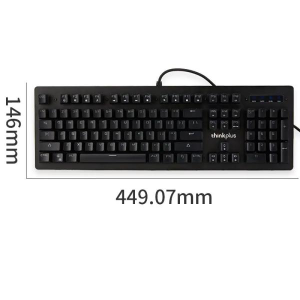 Numeric Mechanical Keyboard Mouse Wireless USB 1.0 Lenovo TK200 For Office Gaming