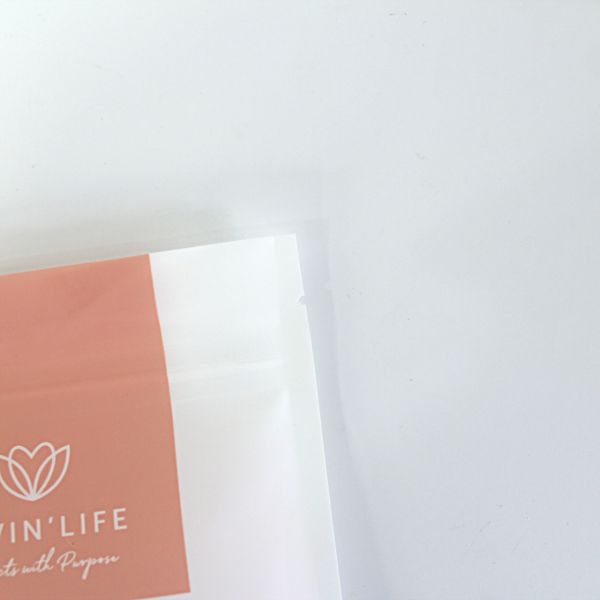 Cu Clear Plastic Packaging Doypack Himalaya Pink Salt Packaging Pouch