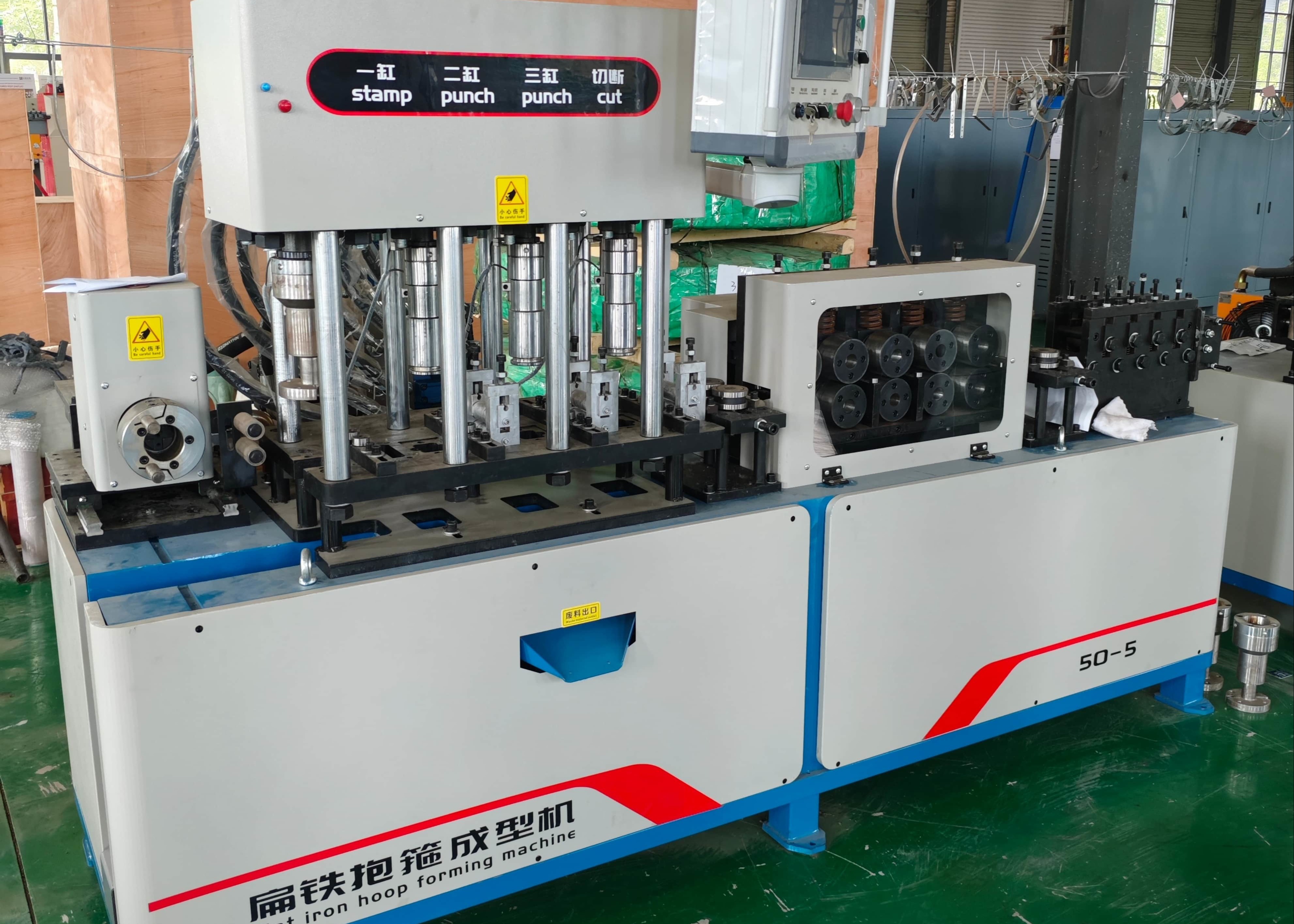 Model FF60 Cnc Flat Iron Clamping Machine For Transportation Industry Clamp Manufacturing