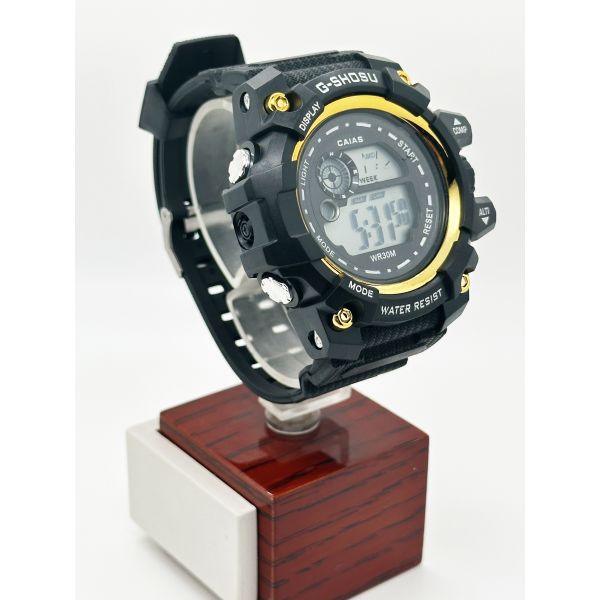 Силиконовые цифровые мужские кварцевые часы спортивные хронографные часы