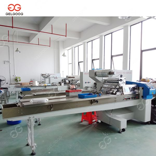Granola Bar Packaging Machine Chikki Packing Machine Speed 40-230 bags/min