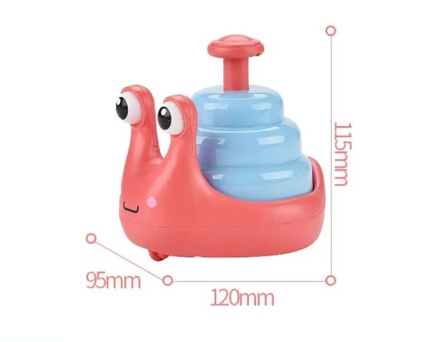 Wholesale Mini Snail Car Toys Hand Pressed Cartoon Snail Children Toys Party Supplies Interactive Toys