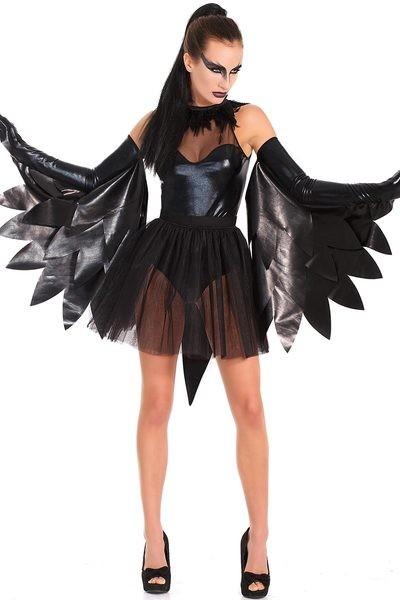 Dark Raven Swan Dance Halloween Adult Costumes Fairies For Party Christmas