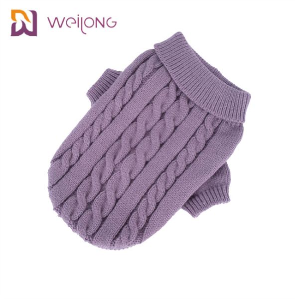 Кабель шеи черепахи вяжет обмундирования свитера собаки для котов собак