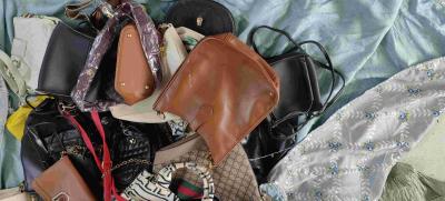 Environmentally Sustainable Chic Faux Leather 2nd Hand Bag