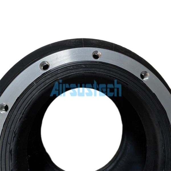 1H280126 AIRSUSTECH Flange Connection Rubber Air Spring with 10 PCS M10 Bolts