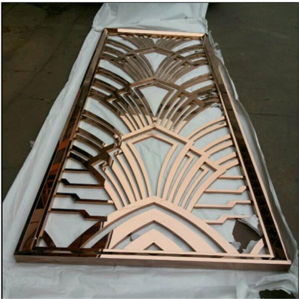 CNC laser cutting panel screen metal decoration material for luxury architectural and interior projects