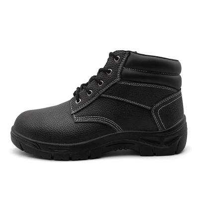 Chaussures de sécurité en cuir de vache de taille moyenne Noir Chaussures de sécurité S3 Standard