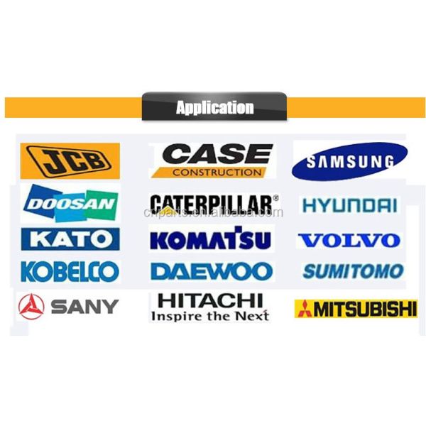 Sk60 Acoplador hidráulico de pulgar amarillo u otros Q345B para miniexcavadoras