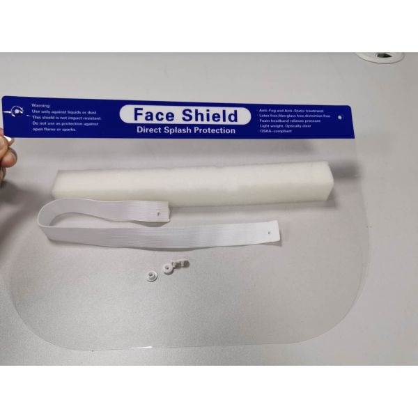 Face Shield Anti Fog PET Film 0.2mm 0.25mm Clear Plastic Sheeting Roll