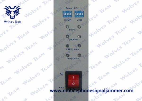 240W Rackmount Mobile Phone Blocking Device Large Jamming Range Up To 500m