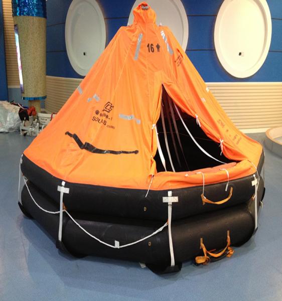 China Factory Wholesale Davit Lunched Inflatable Life Raft