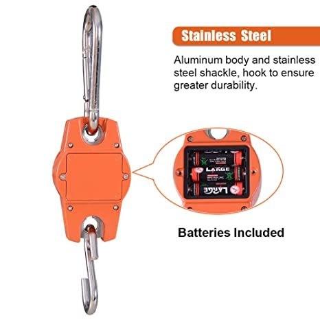 Báscula de peso inteligente LCD portátil para el hogar de 50 kg, personalizable, OEM, para equipos de caza y granja con pantalla LED
