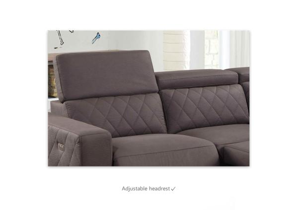 Antiwear Durable L Shape Sofa Bed , Multiscene Sofa Bed And Recliner Set