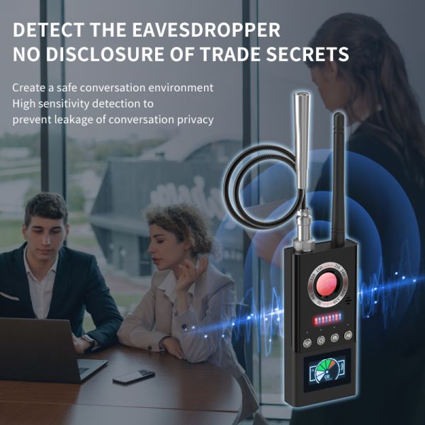 Portable Wireless Camera Detection K66 RF Scanner Signal Detector ≤0.03mv Sensitivity