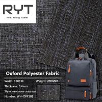 Material impermeable 100% de la tela tejida del poliéster para la cartera del ordenador portátil del bolso del tejado y el otro producto industrial del bolso
