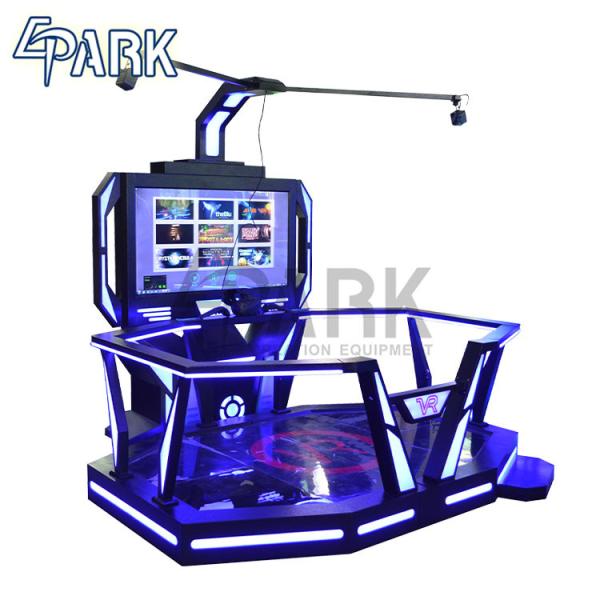 9D virtual reality VR space walking platform EPARK Interactive shooting gun dancing game machine