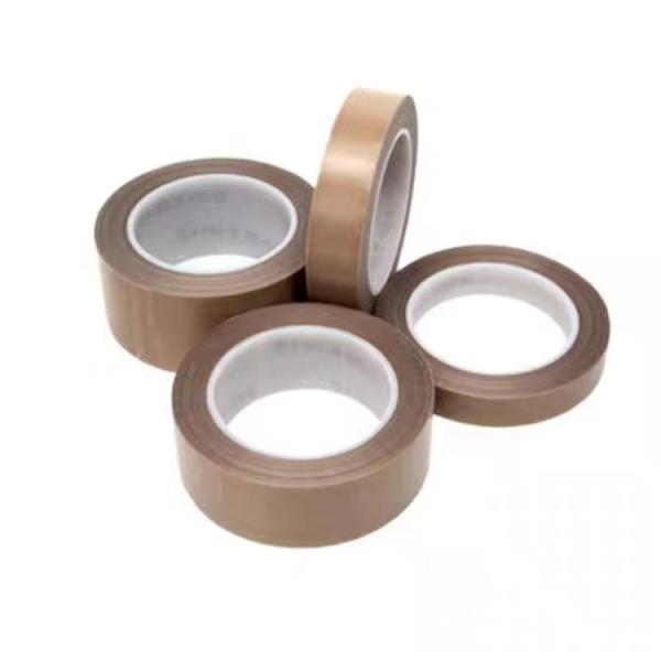 3M™ PTFE 5451 Brown Glass Cloth Tape 1 Inch × 36 Yards 5.3 Mil