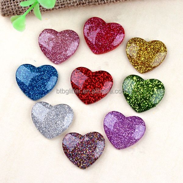 Europe Regional Feature Mosaic Tiles Glass Glitter Chips Resin Flatback Cabochons for Craft Accessories and Hair Centers