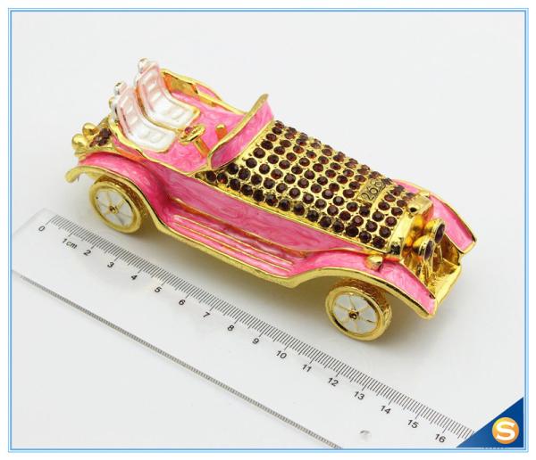 Three Color Fashion Metal Vintage Car Trinket Box For Gift SCJ185-1
