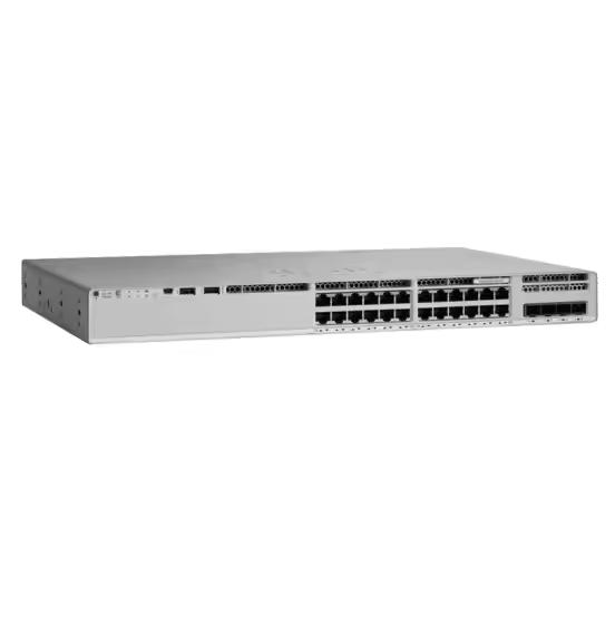 Original New Cisco C9200L-24t-4X-a Catalyst 9200L 24-Port 4X 1g Snmp Stackable Qos Lacp Cisco Switch C9200L-24t-4X-a