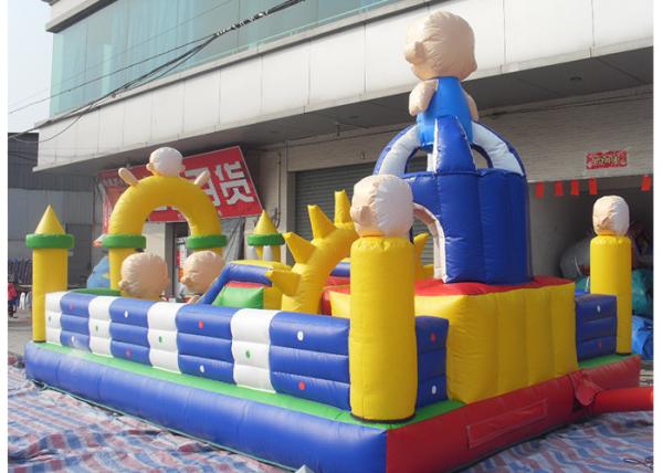 CE Certificate Durable Inflatable Amusement Park With Bouncy House For Party