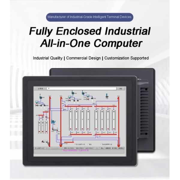 24 inch Industrial Embedded Panel PCs With IP65 Rating in Stock for AGV Controllers Machine Vision and Logistics