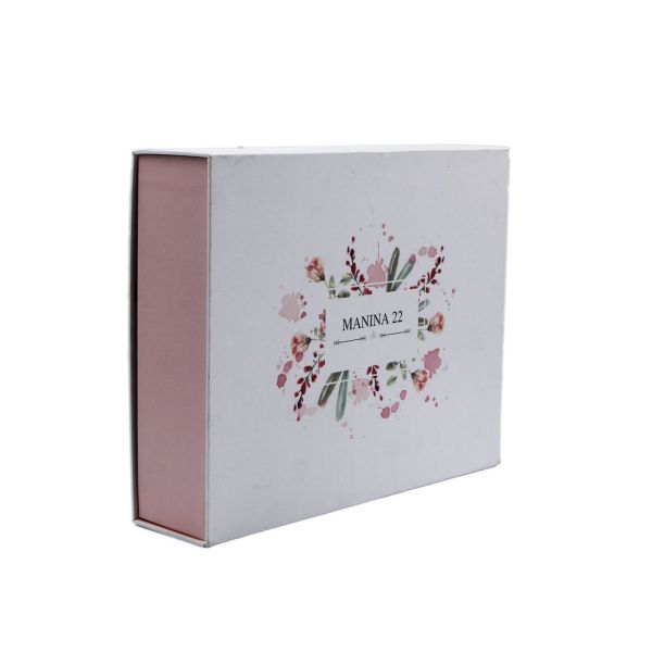 Custom Magnetic Closure White Cardboard Gift Box For Mother's Day Valentine's Day
