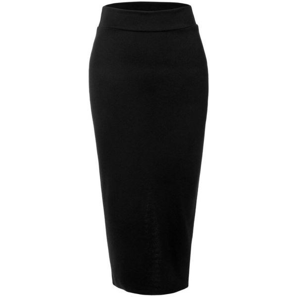 Newest Design  Women Midi Bodycon Skirt High Waist Plaid Lady  Offe Lady Skirt Formal Skirt