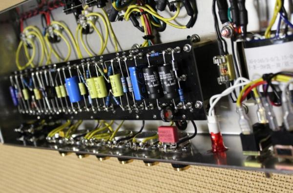 Marshall Style JTM45 Hand Wired All Tube Guitar Amplifier Head Chassis with Ruby Tubes 50W in Black Musical Instruments