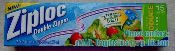 resealable, reclosable trasnparent freezer plastic k bag, Reclosable Grip Zip Smell