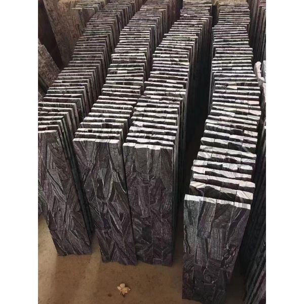 Water Flowing Stone Black Slate Bathroom Tiles 1.8cm-20Cm abrasion resistance