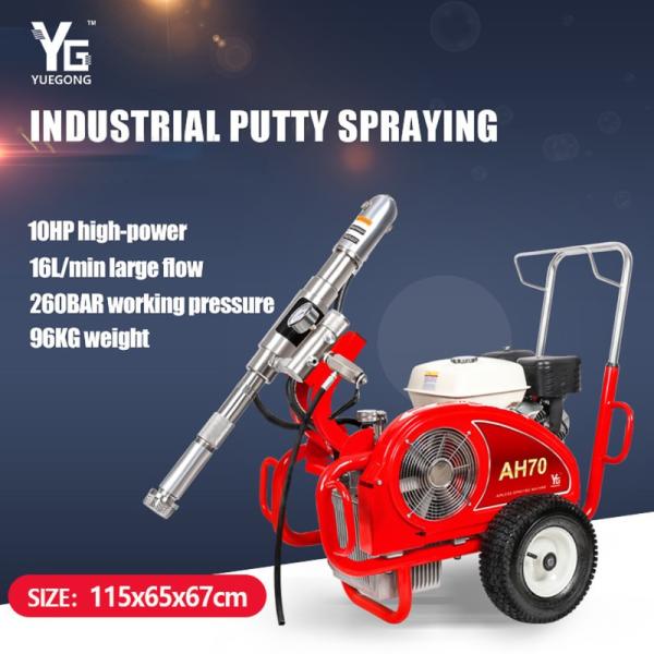 Industrial Airless Putty Spray Machine Electric Hydraulic Piston Pump Sprayer 380V
