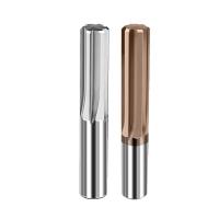 50-150mm 工具長 HRC 55/60 超硬ソリッド CNC ストレート溝リーマ コーティングマシンリーマ 標準フルート付き
