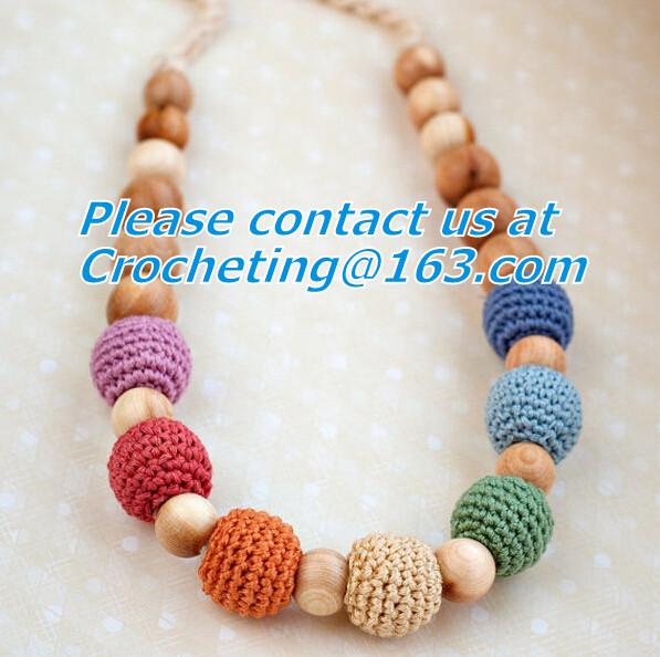Breastfeeding toy for baby Teething Necklace Nursing Necklace Breastfeeding Necklace Croch