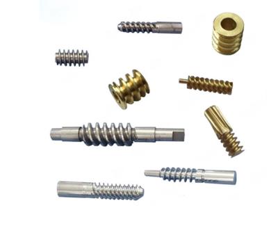 Customized Machined Worm Gear Shaft Cylindrical Shape CE Certifed