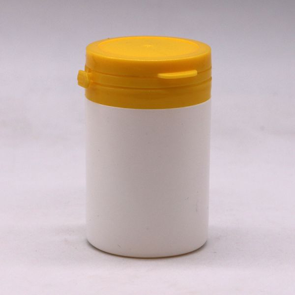 Vitamin Supplement Container 70ml HDPE Medicine Jar Bottle with Tearing off Cap