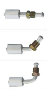 #6 #8 #10 #12 Flexible iron outer screw with Al jacket (Male Flare)/ auto air conditioning hose fitting